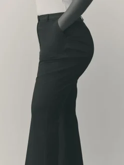 Next Black Tailored Hourglass Bootcut Trousers New