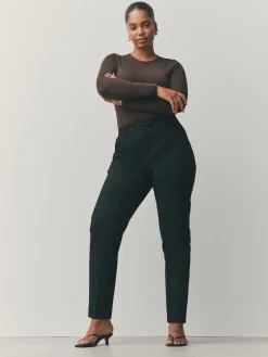 Next Black Tailored Hourglass Slim Trousers Online