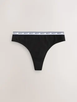 Next Black Thong Light Flow Cotton Period Knickers 2 Pack Best