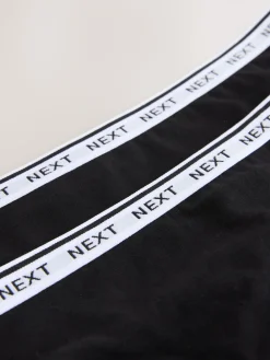 Next Black Thong Light Flow Cotton Period Knickers 2 Pack Best
