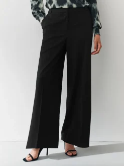 Next Black Wide Leg Tailored Trousers Hot