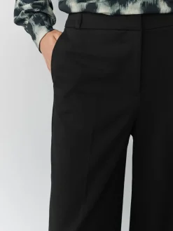 Next Black Wide Leg Tailored Trousers Hot
