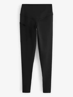 Next Active Sports Dry Tech Sculpting Leggings Black with Pocket New