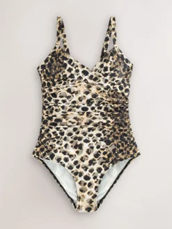 Next Black/Animal Tummy Control Swimsuits 2 Pack Outlet