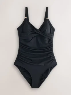 Next Black/Animal Tummy Control Swimsuits 2 Pack Outlet