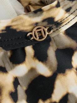 Next Black/Animal Tummy Control Swimsuits 2 Pack Outlet