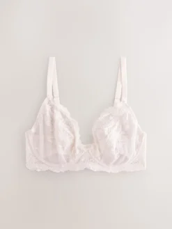 Next Black/Cream Non Pad Plunge DD+ Lace Bras 2 Pack Discount