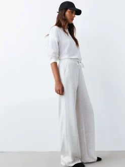 Next Black/Grey Jersey Wide Leg Joggers 2 Pack New