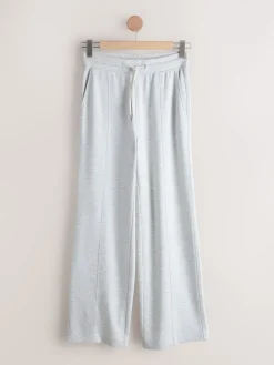 Next Black/Grey Jersey Wide Leg Joggers 2 Pack New