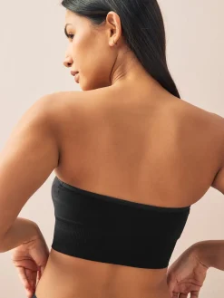 Next Black/Light Pink Seamless Bandeau Ultimate Comfort Bras 2 Pack Online