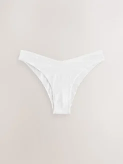 Next Extra High Leg Cotton Rich Knickers 5 Pack Black/Pastel Rose Nude/White Sale