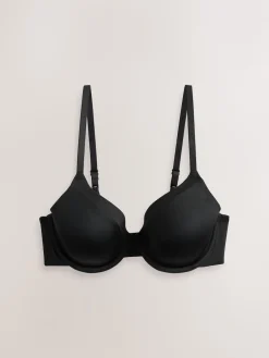 Next Black/Praline Nude Full Cup A-E Smoothing Ultimate Comfort Bras 2 Pack Sale