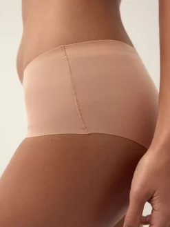 Next Short No VPL Comfort Knickers 3 Pack Black/Praline Nude/Chocolate Nude Discount