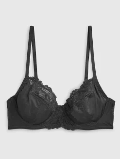 Next 2 Pack Non Pad Full Cup Bras Black/White Outlet