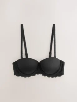 Next A-E Light Pad Strapless Multiway Bras 2 Pack Black/White