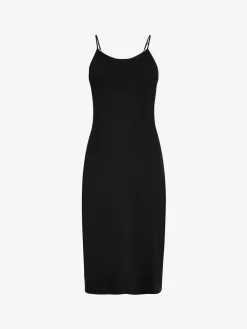 Next Black/White Long Naturally Cooling Cotton Slips 2 Pack Sale