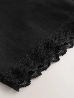 Next Black/White Menopause Friendly Cooling Thigh Smoothing Shorts 2 Pack New