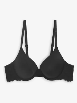 Next Push Up Pad Plunge A-E Smoothing T-Shirt Bras 2 Pack Black/White Sale