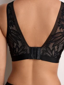 Next Black/White Total Support Non Pad Wire Ultimate Comfort Bras 2 Pack New