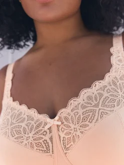 Next Black/White Total Support Cotton & Lace Non Wire Bra 3 Pack Best