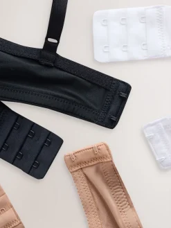 Next Black/White/Nude Pad Plunge A-E Ultimate Comfort Smoothing T-Shirt Bras 3 Pack Clearance