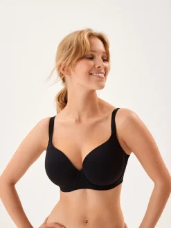 Next Black/White/Pastel Rose Nude Pad Balcony DD+ Cotton Blend Ultimate Comfort Bras 3 Pack Online