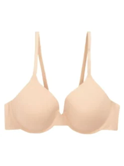 Next Black/White/Pastel Rose Nude Pad Full Cup Cotton Blend Ultimate Comfort Bras 3 Pack New