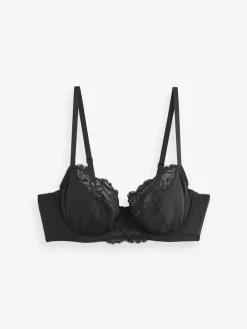 Next Black/White/Praline Nude 3 Pack Non Pad Full Cup Bras Discount