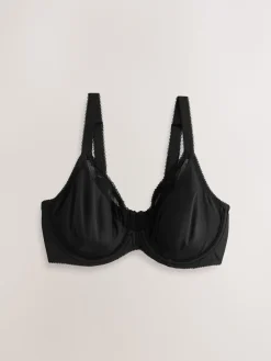 Next Black/White/Praline Nude DD+ Minimising Full Cup Bras 3 Pack Outlet