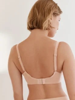 Next Black/White/Praline Nude Non Pad Balcony DD+ Lace Bras 3 Pack Sale