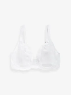 Next Non Pad Plunge DD+ Lace Bras 3 Pack Black/White/Praline Nude Outlet