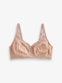 Next Total Support Full Cup Lace Ultimate Comfort Bras 3 Pack Black/White/Praline Nude Best