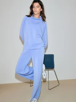 Next Active Modal Supersoft Cowl Neck Jumper Blue Outlet