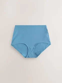 Next Full Brief Cotton Rich Knickers 7 Pack Blue Bows Outlet