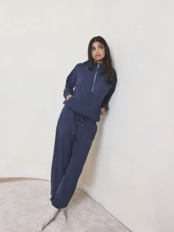 Next Half Zip Fleece Blue