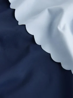 Next High Waist High Leg No VPL Scallop Knickers 3 Pack Blue Best