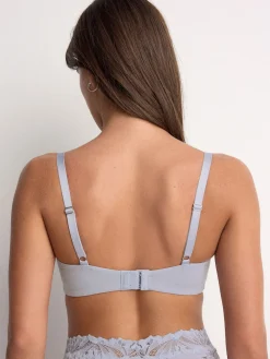 Next Blue Pad Non Wire Lace Ultimate Comfort Bra