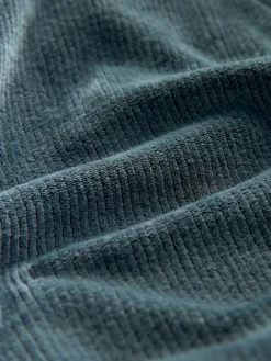 Next Studio Cosy Ribbed Dressing Gown Blue Sale