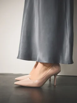 Next Standard/Wide Fit Forever Comfort® Point Toe Court Heels Blush Pink Discount