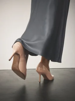 Next Standard/Wide Fit Forever Comfort® Point Toe Court Heels Blush Pink Discount