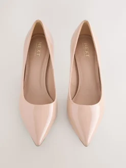 Next Standard/Wide Fit Forever Comfort® Point Toe Court Heels Blush Pink Discount