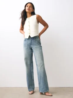 Next Standard/Wide Fit Hardware Slingback Block Heels Blush Pink Clearance