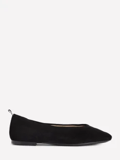 Boden Black High Cut Ballet Flats