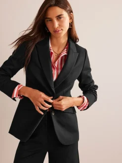 Boden The Marylebone Ponte Blazer Black Best