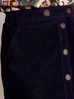 Boden Blue Cecelia Cord Skirt Clearance