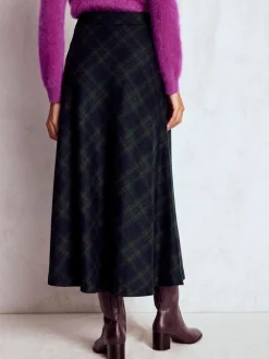 Boden Blue Hayley Wool Midi Skirt Online