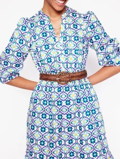 Boden Brown Woven Leather Belt New