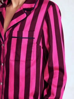 Boden Cotton Pyjama Shirt Pink Best