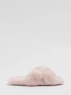 Boux Avenue Cross Band Slippers Pink Online