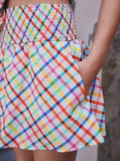 Next Skort Bright Check New